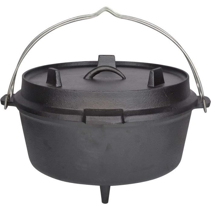 Four hollandais en fonte 30 cm Noir