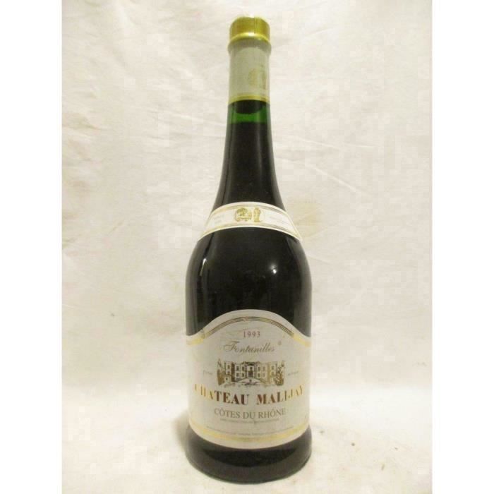 côtes du rhône château malijay rouge 1993 - rhône