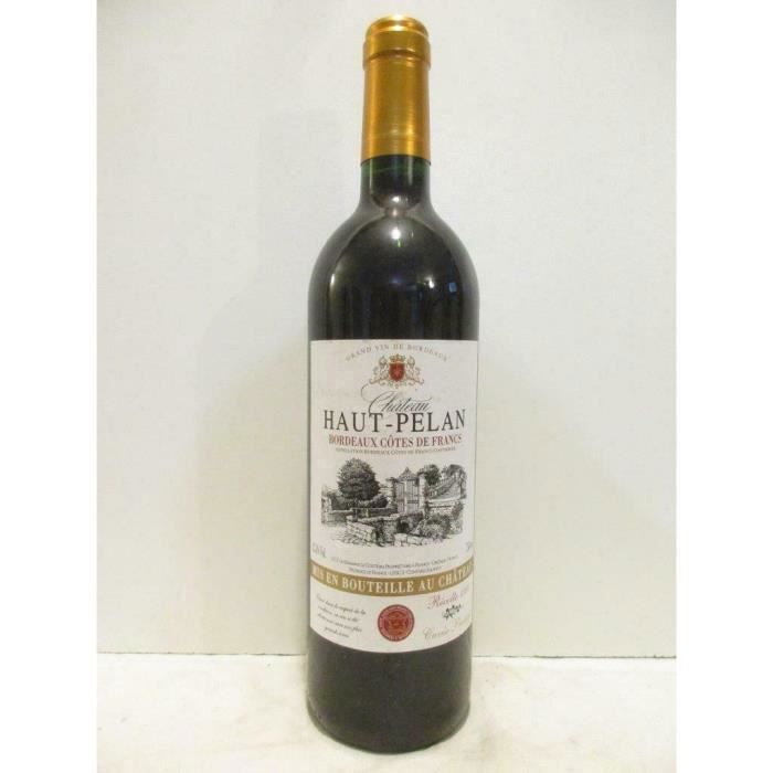 côtes de francs château haut-pelan rouge 1995 - bordeaux