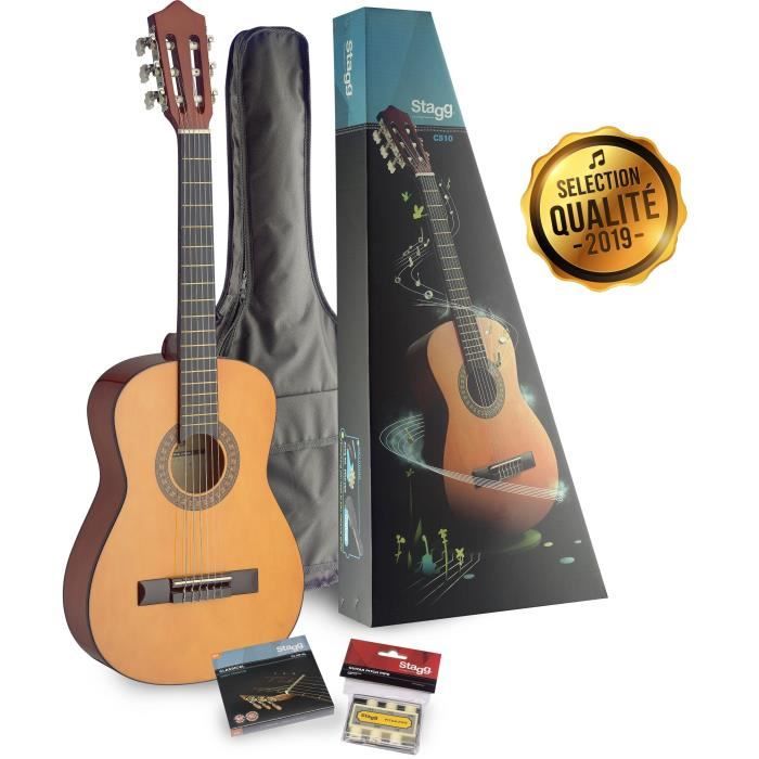 STAGG Pack Guitare Classique C510 PACK 3-6 Ans Naturel