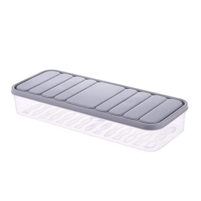Bacs de rangement en plastique boîte de rangement pour réfrigérateur conteneurs de stockage de nourriture avec - Type S-#A2