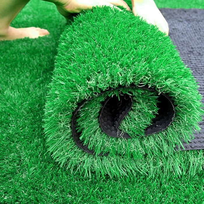 TEMPSA Gazon artificiel pelouse synthétique gazon intérieur extérieur paysage Golf vert émeraude décor type dense
