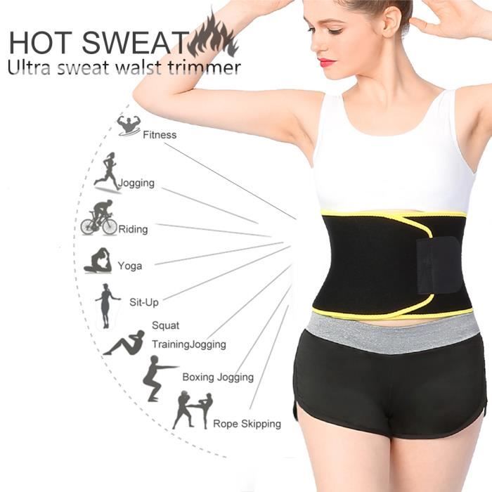 Duokon Yoga Cheville Knee Rehab Exercice Gym Fitness Yosoo Yoga Slim Fit Taille Ceinture Tondeuse Exercice Perte de Poids Brûler
