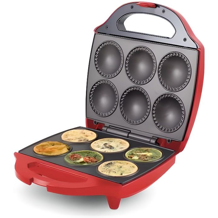 BEPER 90605 Machine à tartes et quiches - Rouge