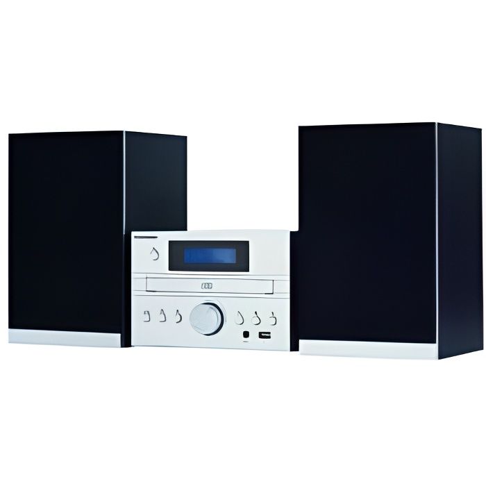THOMSON MIC122DABBT - Micro-chaîne CD/MP3/USB/DAB+ - Bluetooth - Tuner numérique FM - 30 stations - Egaliseur