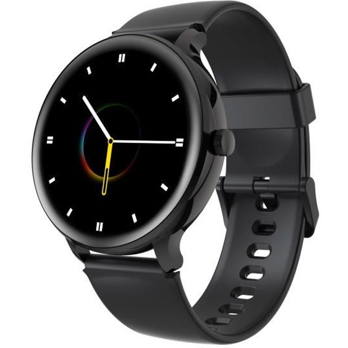Blackview X2 Montre Connectée Femme Homme Smartwatch Fitness Tracker Montre Intelligente IP68 Étanche 9 Modes Sportifs - Noir