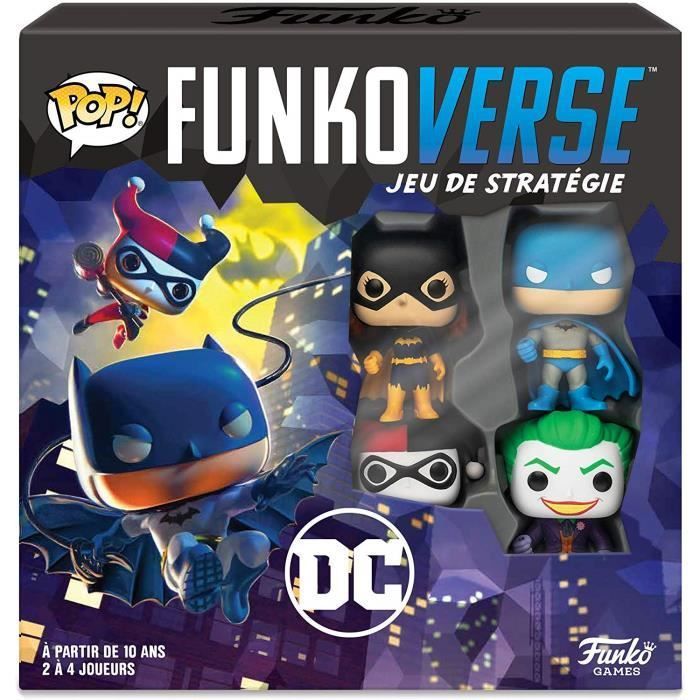 Funko- Pop Funkoverse: Gotham City Rumble Board Game, 43462, Multi Colour 6449