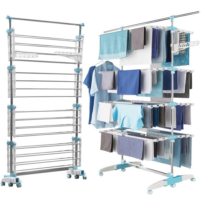 Étendoir séchoir à linge grande capacité