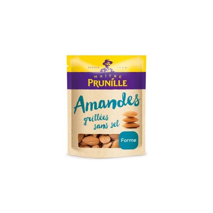 Amandes grillées sans sel Maître Prunille - 400g