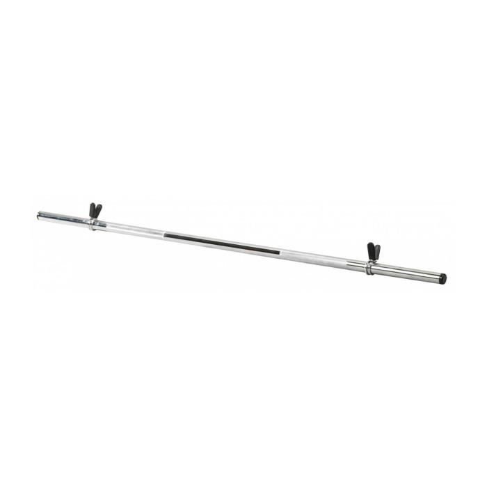 SVELTUS - Barre acier + 2 stop disques