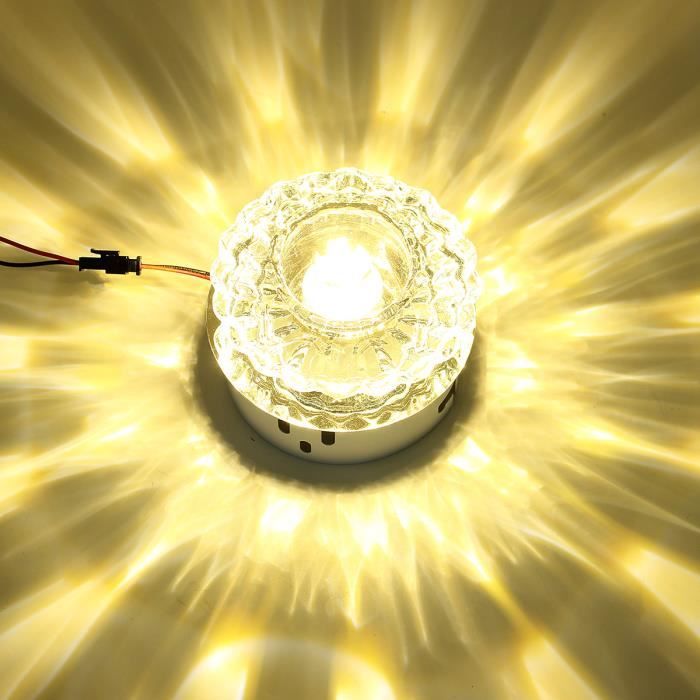 U 5W Moderne plafonnier en cristal LED luminaire allée couloir salle montés en surface Blanc chaud