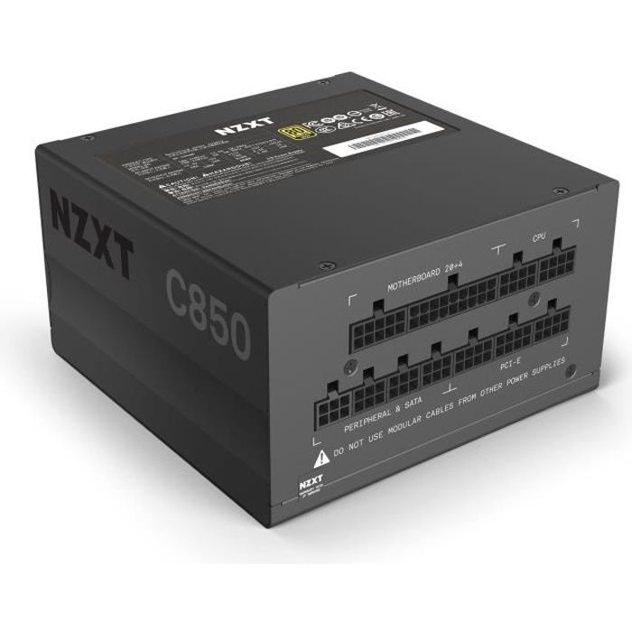 Alimentation PC - NZXT - 80+ Gold - 850W (NP-C850M-EU)
