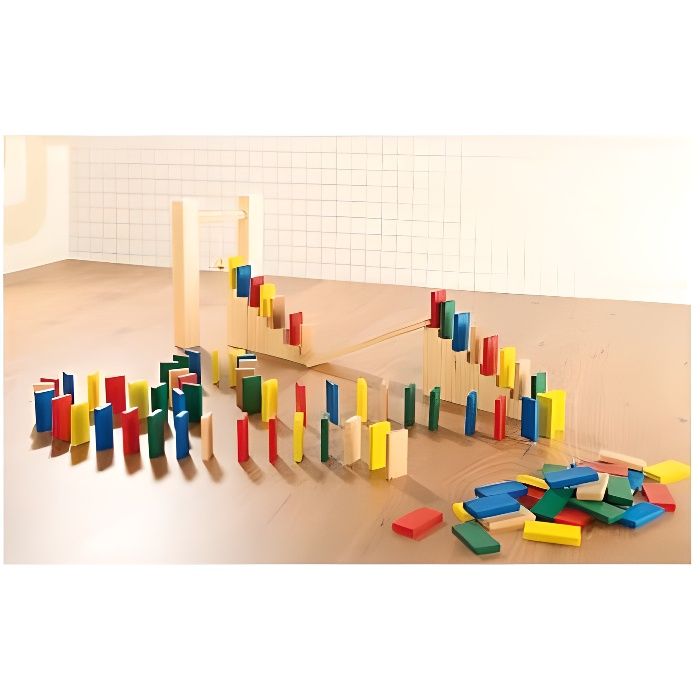 Kit de dominos colorés 263 pièces