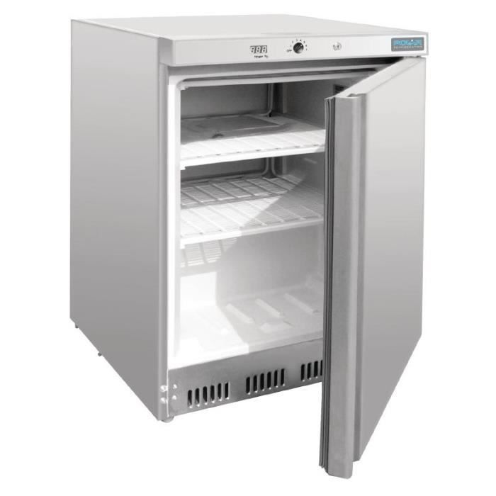 Mini armoire négative 140 litres - Inox externe - Polar