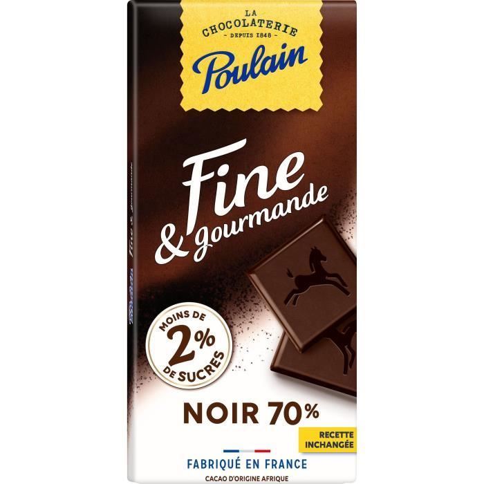 POULAIN Chocolat Fine & Gourmande Noir - 100 g
