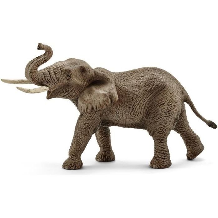 Schleich Figurine 14762 - Animal de la savane - Éléphant d'Afrique mâle