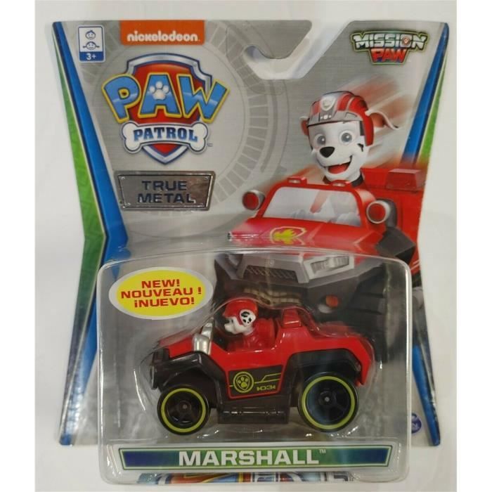 Figurine Paw Patrol True Metal Mission PAW Modèle Marshall