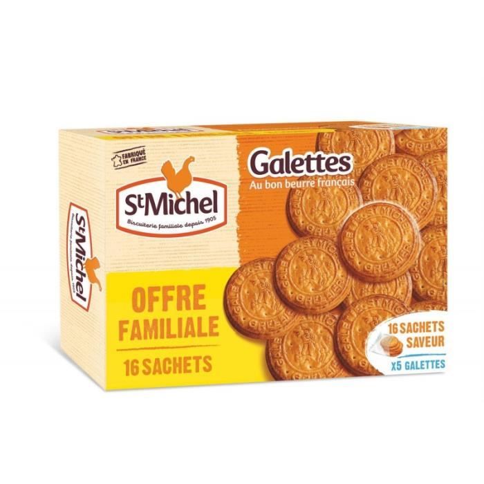 ST MICHEL - Galette Format Familiale Sachets 520G - Lot De 3