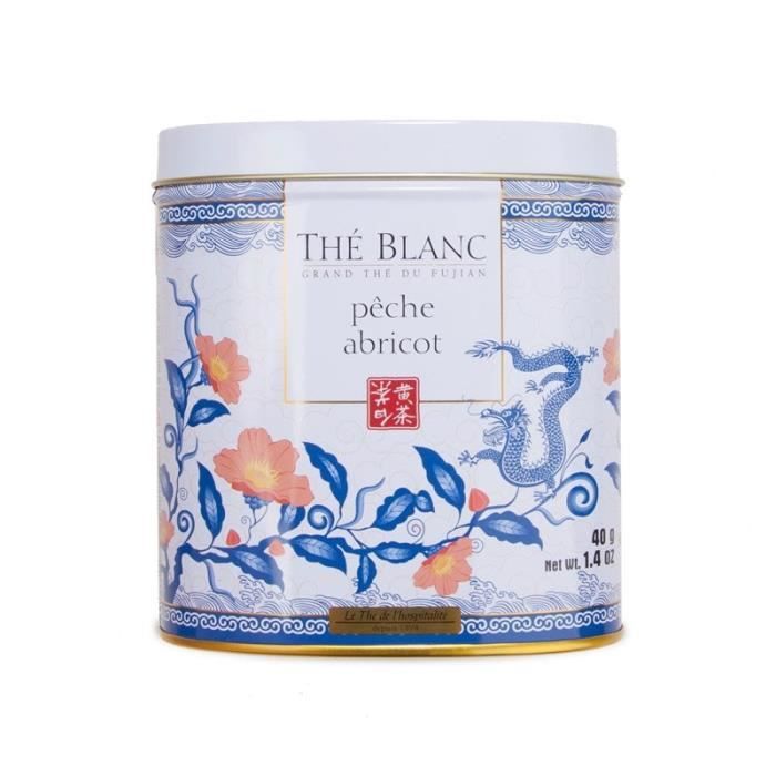 Thé blanc bio* pêche abricot