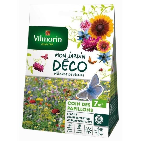 VILMORIN Mélange graines de fleurs COIN DES PAPILLONS - 7 m²