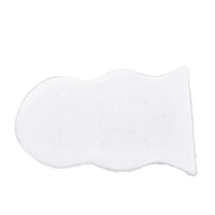 VL29487-Tapis Ameublement Irrégulier En Peluche Canapé Coussin Tapis Salon Table Basse Chambre En Peluche Coussin Imitation Fourru