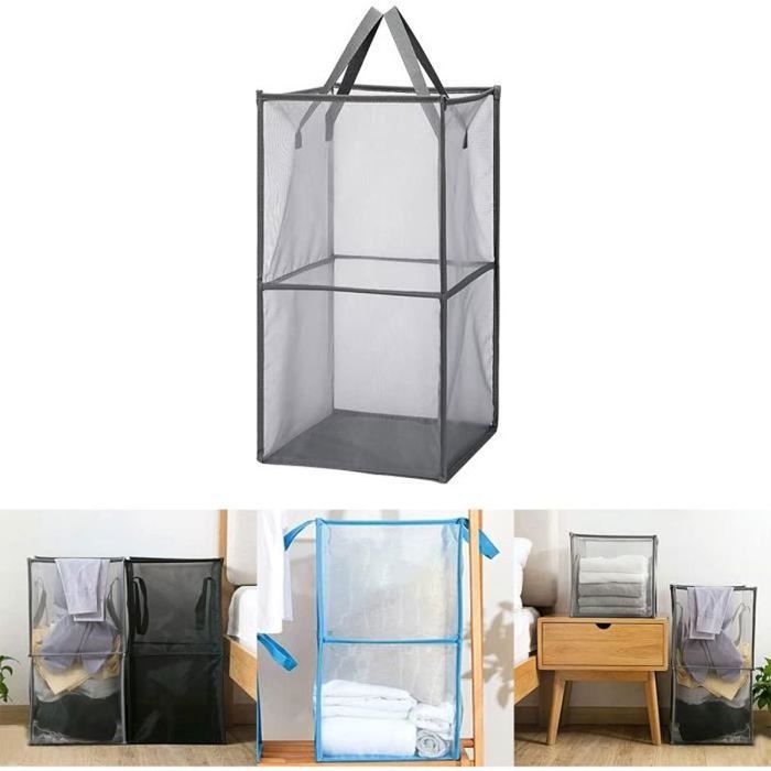 Panier à Linge Pop-up, 36x36x60cm Bac à Linge Pliable Avec Poignées Grande Boîte à Linge Panier à Linge Pop-up, 36x36x60cm Bac à Linge Pliable Avec Poignées Grande Boîte à Linge
