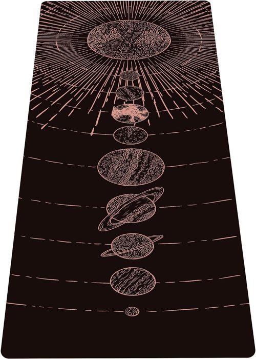 Tapis De Yoga De Voyage Maji - Daim Et Caoutchouc Naturel - Pliable Avec Pochette