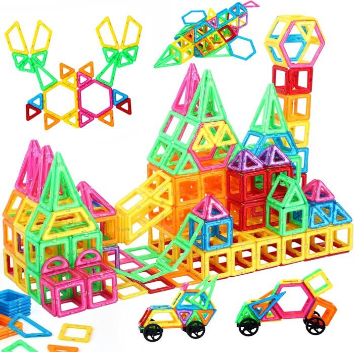 Jeu De Construction Magnétique Route - 70 Pièces - Pour Enfants 3 Ans Et Plus - Compatible Avec Les Grandes Marques - 14