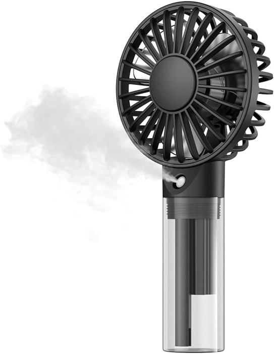 Ventilateur Brumisateur Portable – Ventilateur Personnel Rechargeable À Main Avec Réservoir DEau De 32 Ml Mini Ventilateur De R - Lampesecoenergie