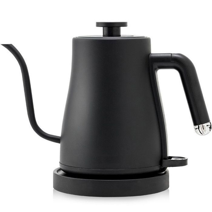 Bouilloire électrique capacité 12 L acier inoxydable 304 base pivotante à 360° noire