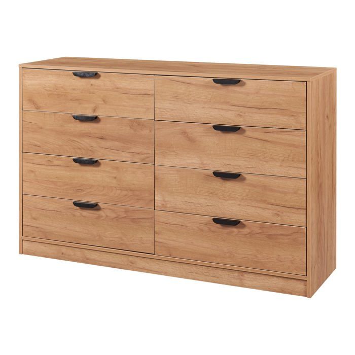 Commode - HELLOSHOP26 - Modèle - 8 tiroirs - MDF - Style intemporel Commode - HELLOSHOP26 - Modèle - 8 tiroirs - MDF - Style intemporel
