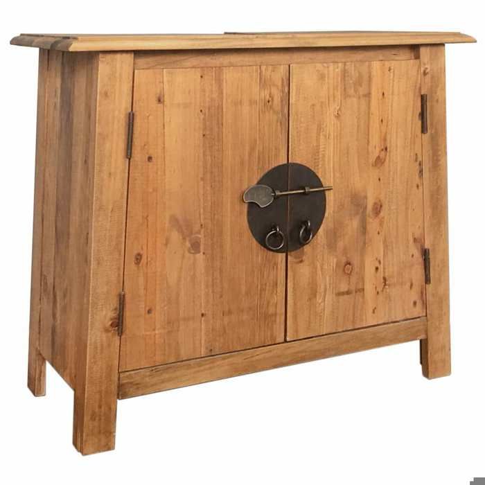 HOT SALE* Meuble-lavabo de salle de bains Cabinet Sous évierJILLS Meuble WCpin massif 70x32x63 cm - M841022