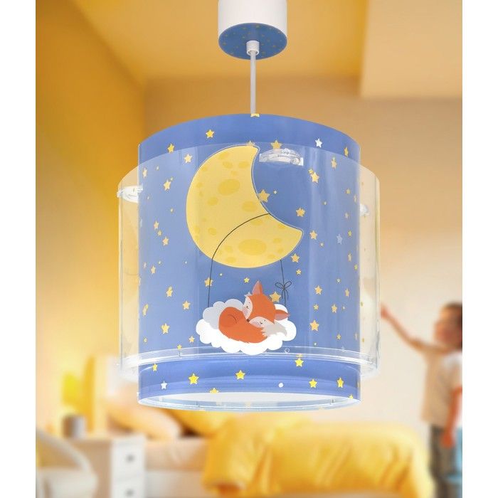 Dalber Lustre et lampe suspension pour enfants Moon Dreams Lune enfants