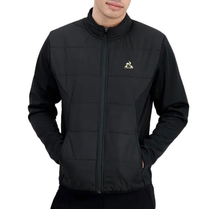 Veste Noir Homme Le Coq Sportif Coq Hybride N°1 Veste Noir Homme Le Coq Sportif Coq Hybride N°1