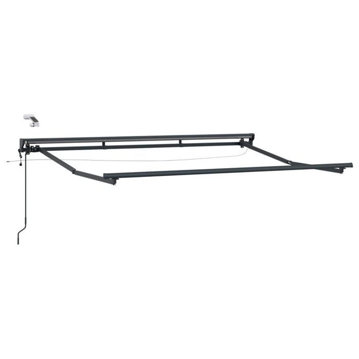 vidaXL Cadre de store électrique avec LED 3 5 x 2 5 Aluminium - vue 3