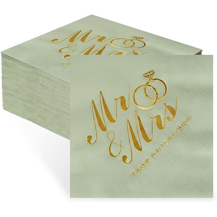 Lot de 80 de mariage vert eucalyptus vert sauge pour décoration de table de mariage Mariage vert sauge