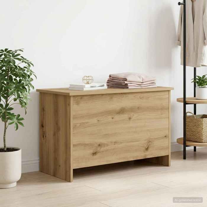 vidaXL Coffre de rangement Chêne artisanal 80 x 40 x 50 cm 8011266