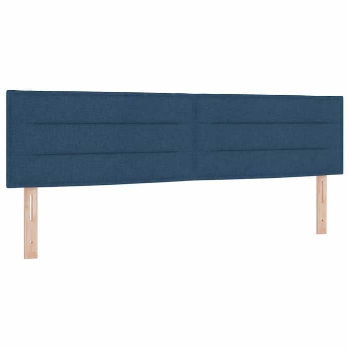 Tête de Lit Bleu 180 x 7 x 88 cm en tissu avec rembourrage confortable et structure stable pour Chambre 617866