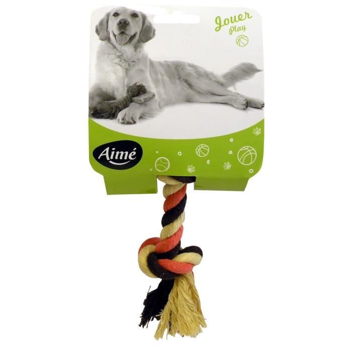 AIME Jouet corde en coton 15cm - Pour chien