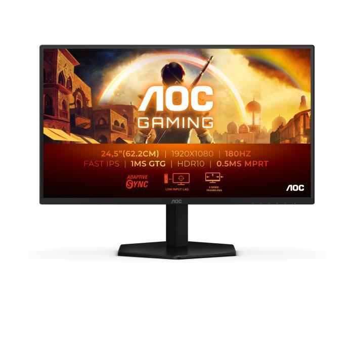 Ecran PC Gamer Gaming 25'' FHD 180Hz - vue 6