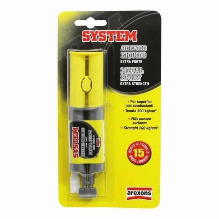 Pegamento De Dos Componentes Ultra Resistente Para Plástico - Jeringa 10gr Transparente (Sader)