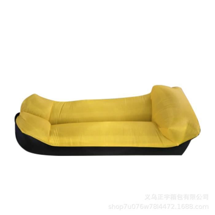 matelas de camping - matelas gonflable pot canapé simple pliant pour paresseux canapé extérieur portatif pour voyageurs canapé - lit