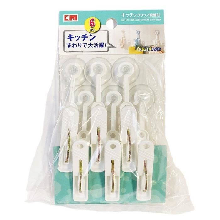 10 Ventouses Avec Clip Transparent - Pour Accrocher Tickets, Clés, Décorations Sur Vitre, Carrelage, Aquarium