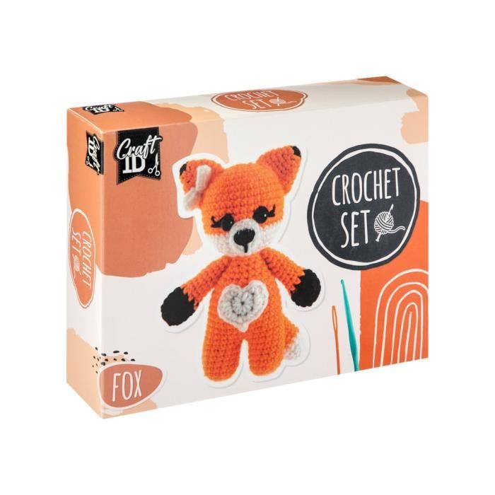 Kit complet de crochet pour débutants, animaux, kit de tricot au