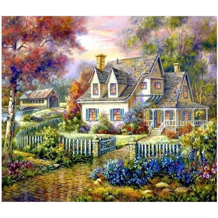 PUCHEN 5D Diamond Painting, Paysage féerique fantastique, C, 50 x 70 cm. Diamant Painting Diamant Broderie Diamant Kit Complet, Peinture Diamant Diamond Painting Kit Complet PUCHEN 5D Diamond Painting, Paysage féerique fantastique, C, 50 x 70 cm. Diamant Painting Diamant Broderie Diamant Kit Complet, Peinture Diamant Diamond Painting Kit Complet
