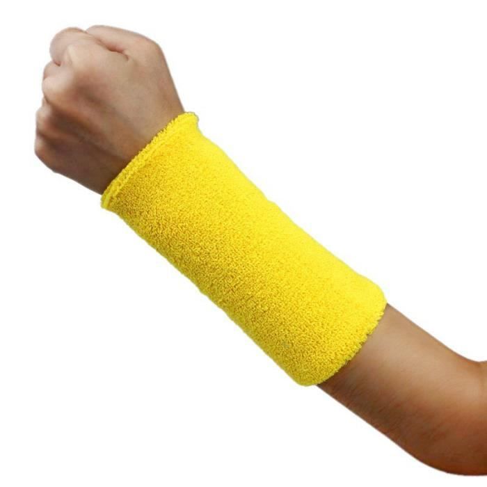 Acheter 1 pièces Yoga volley-ball main sueur bande poignet orthèse soutien  respirant glace refroidissement Tennis bracelet enveloppement Sport bandeau  pour salle de Sport