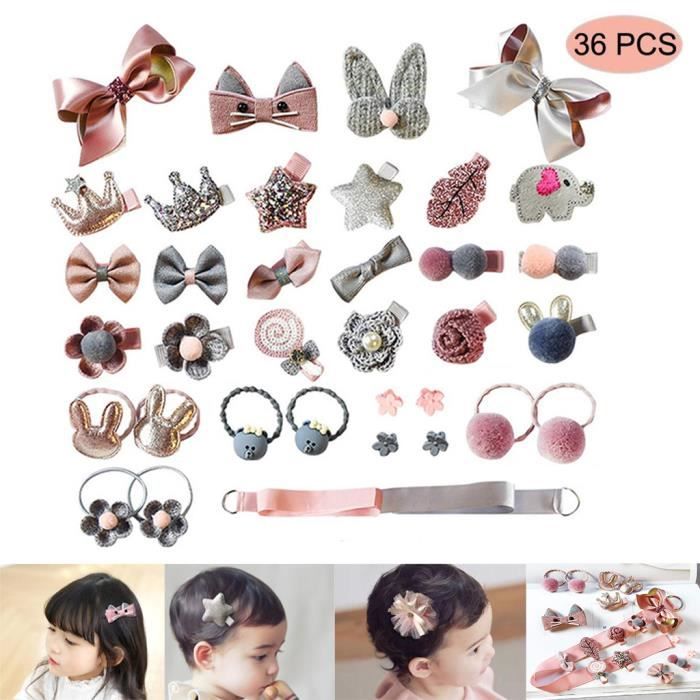 Vetements Accessoires 2pcs Enfants Mignon Cheveux Accessoires Baby Girl Bow Epingle A Cheveux Barrettes Pince A Cheveux Bebe Vetements Accessoires