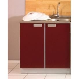 Opale Bordeaux Meuble Sous Evier 80cm 2 Portes Achat Vente Meuble Sous Evier Opale Bordeaux Meuble Sou Cdiscount