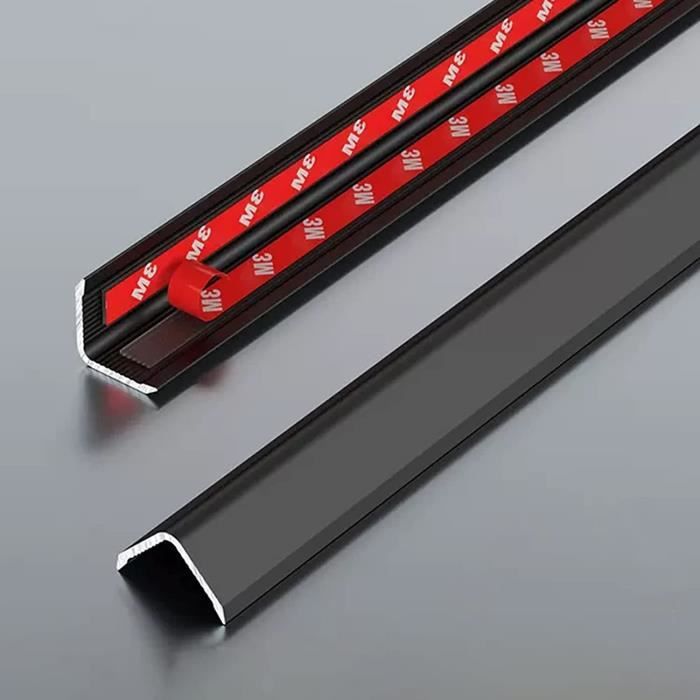 50 Protecteurs De Bord En L Plastique Noir - Pour Emballage, Transport, Meubles, épaisseur 2mm