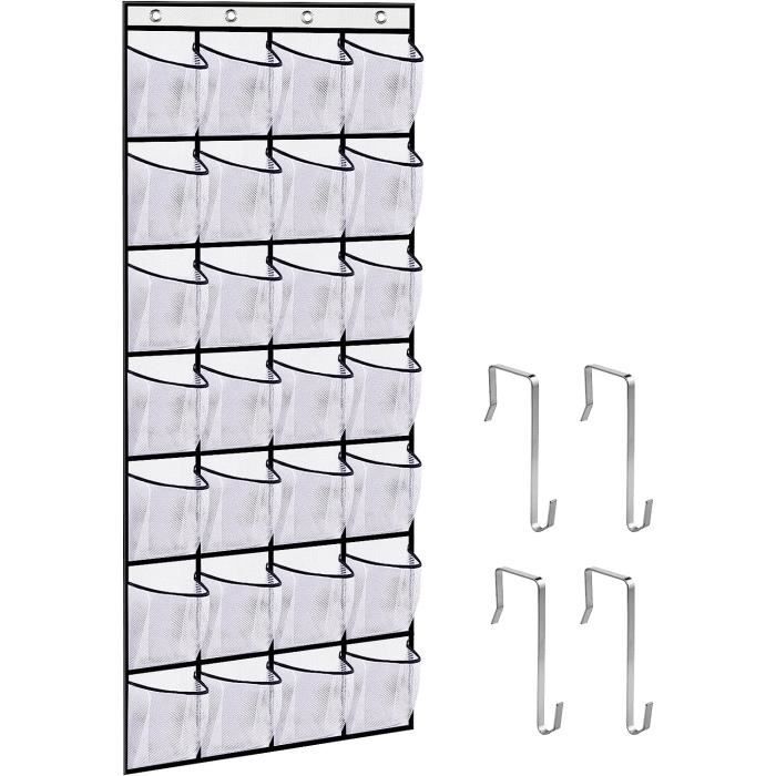 Organisateur Chaussures 24 Poches QUMENEY - Suspension Porte Pour Rangement Chaussures
